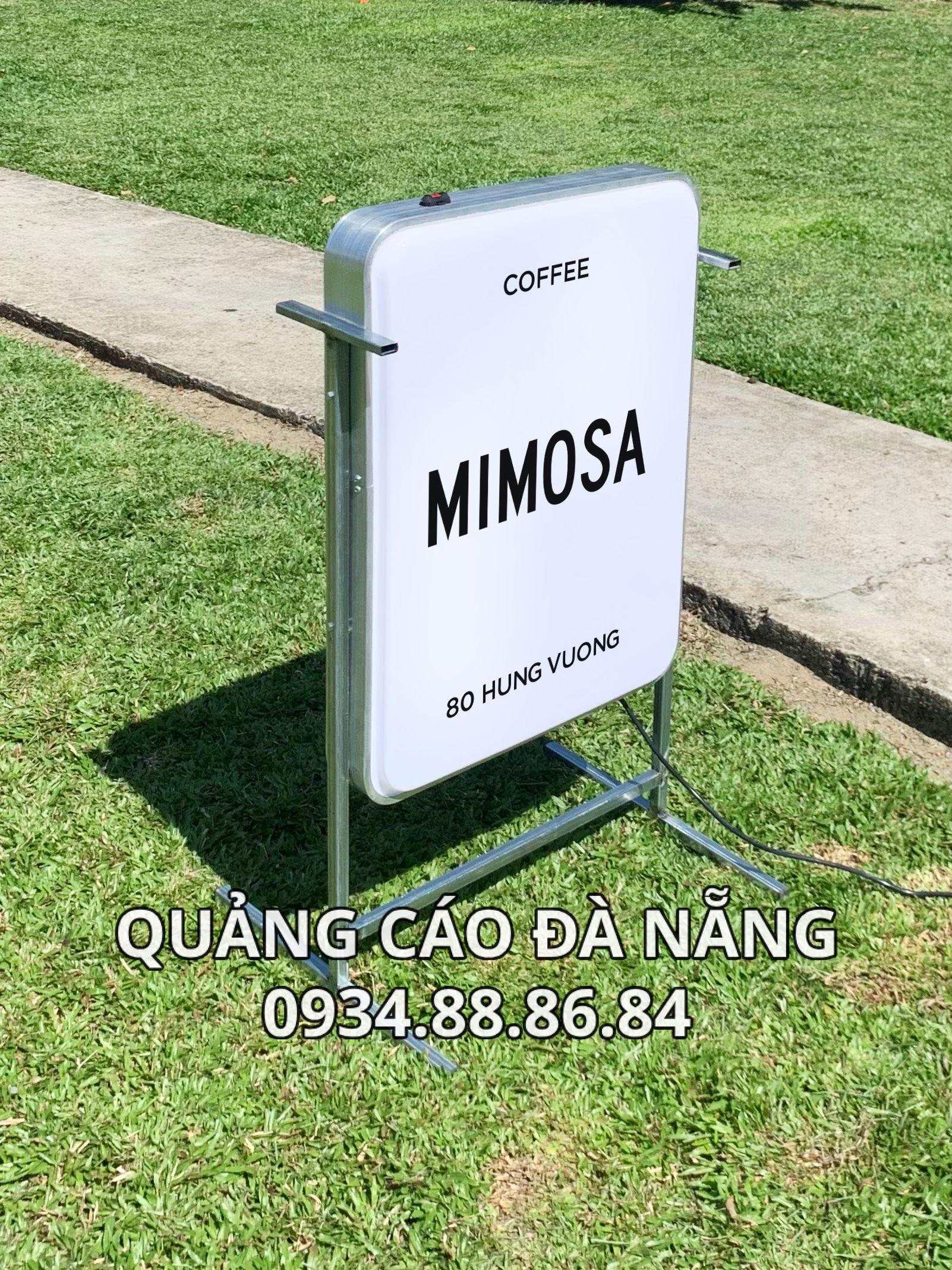 Bảng Hiệu Coffe Nhỏ gọn Chữ Đen nền trắng