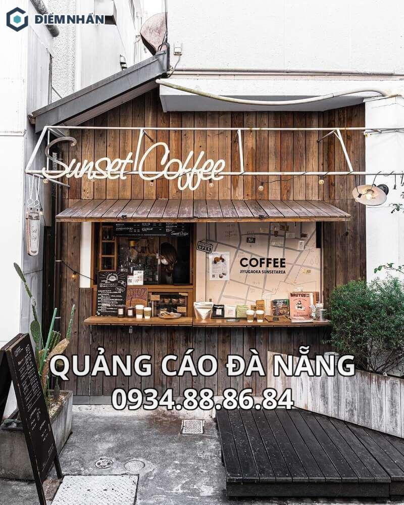 Thiết kế bảng hiệu quán cafe