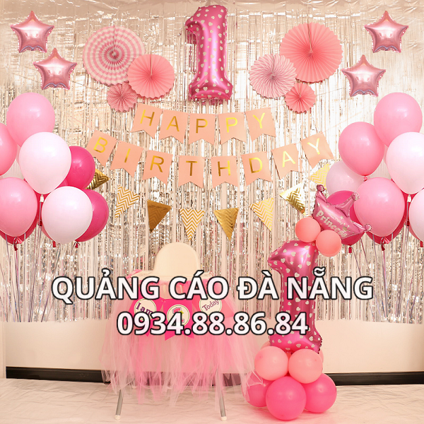 SET TRANG TRÍ SINH NHẬT BÉ GÁI